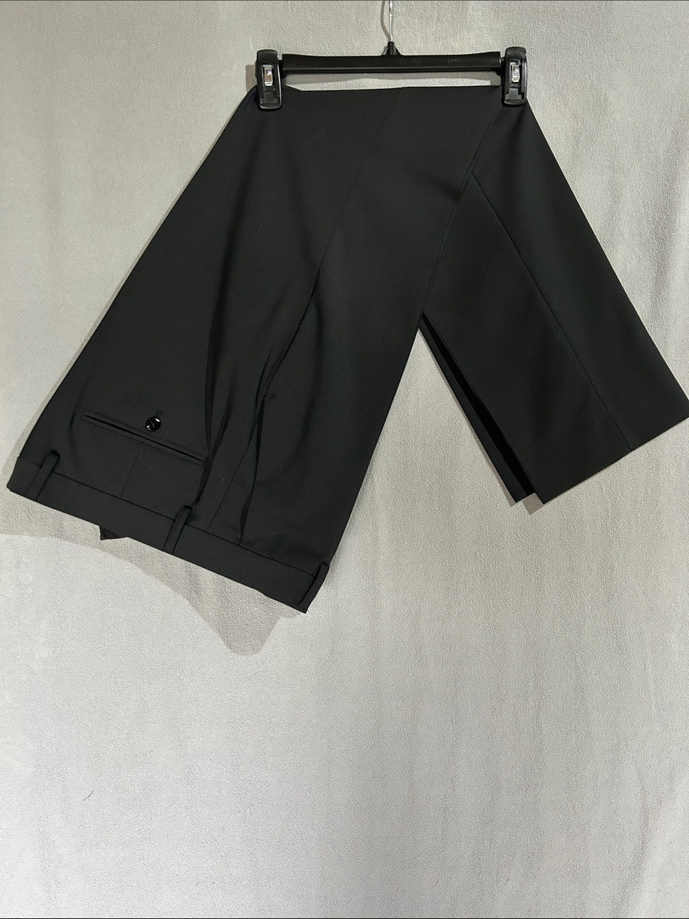 Express Classic Black Washable Modern Tech Suit Pant - 32x36